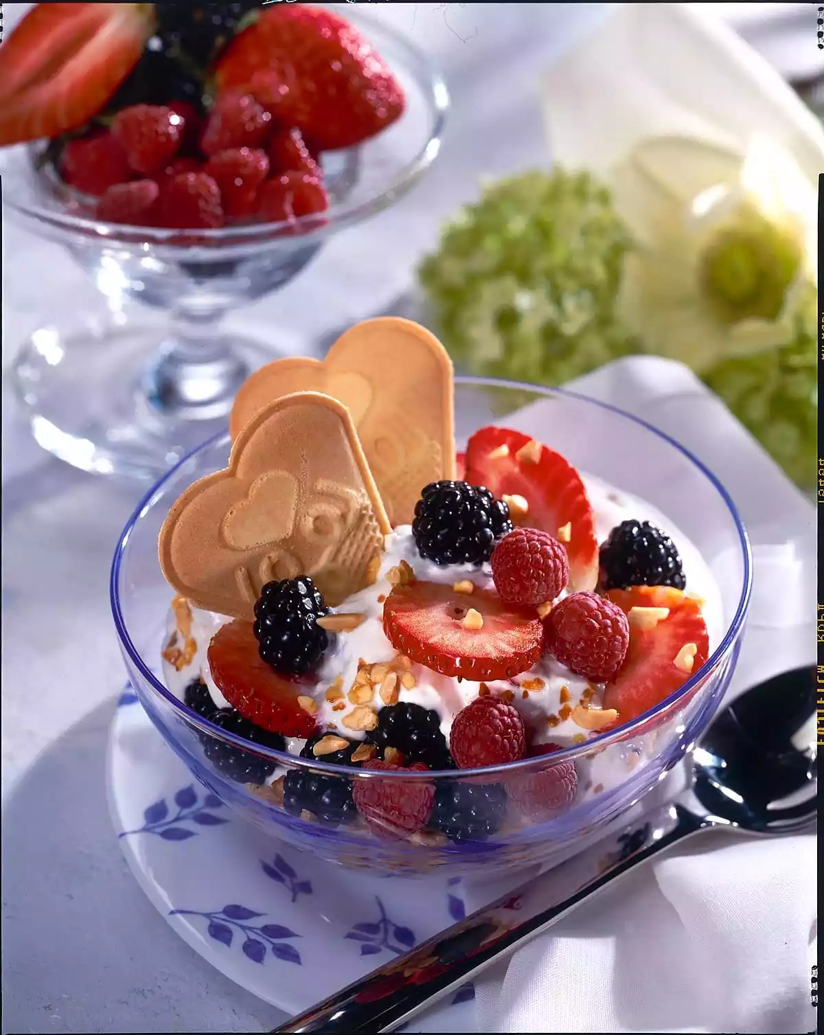 Almond Yoghurt With Summer Berries Recipe