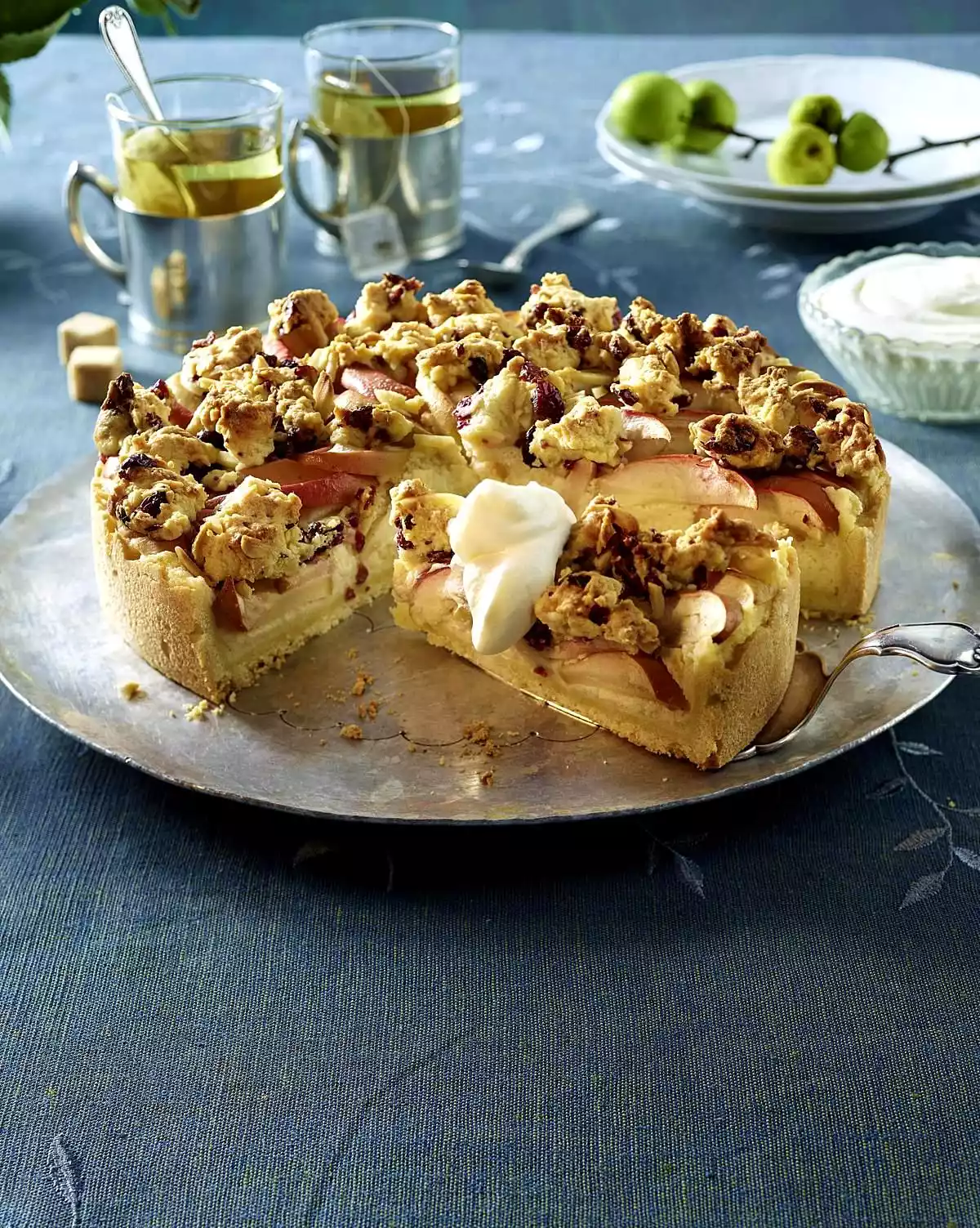 Apple Pie With Florentine Crumbles Recipe