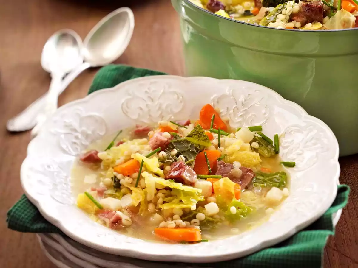 Barley Stew With Kasseler Recipe