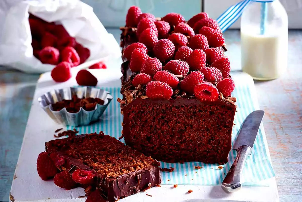 Beetroot Cake With Raspberries Recipe
