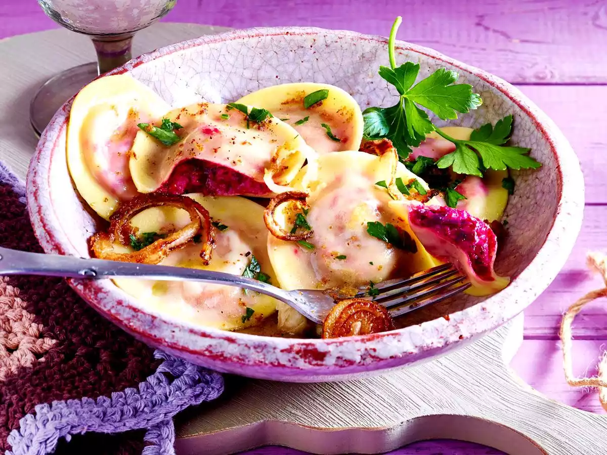 Beetroot Ravioli With Brown Butter Recipe