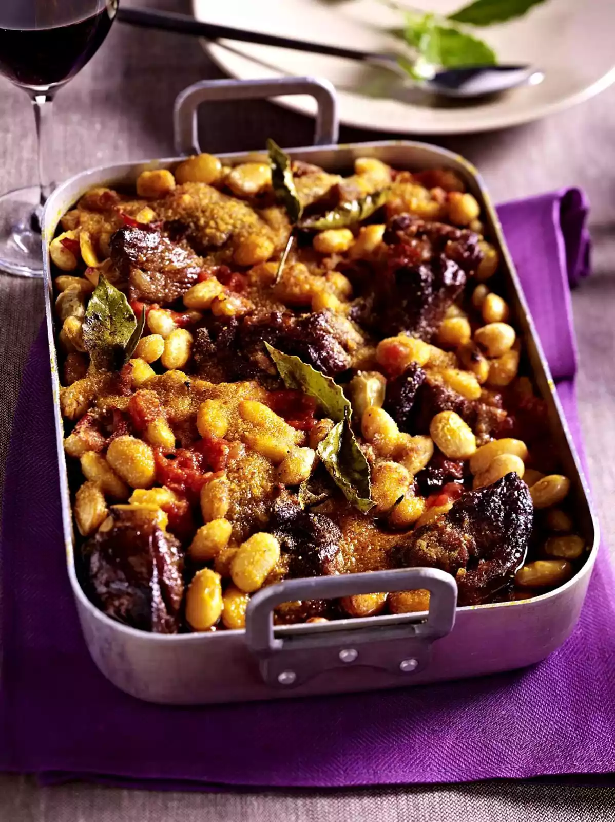 Braised Lamb With White Beans Recipe