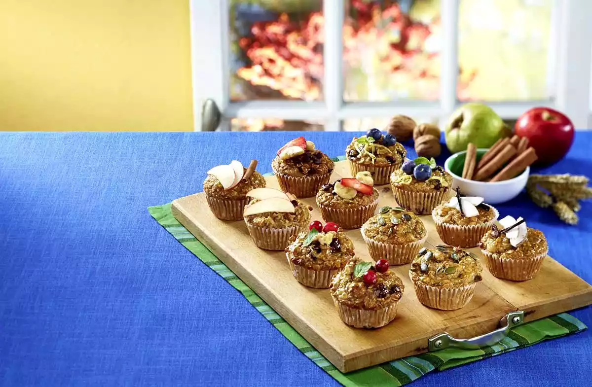 Breakfast Muffins 6 Times Different: Apple-cinnamon Recipe