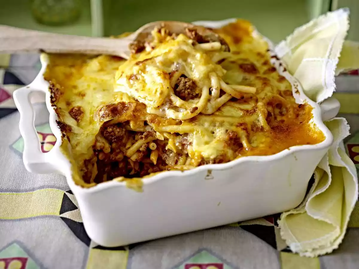 Bucatini Casserole All'amatriciana Recipe