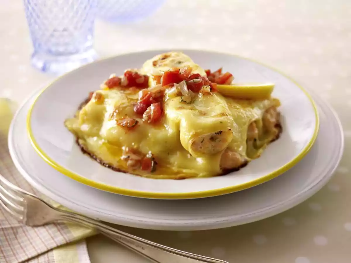 Cannelloni With Fine Salmon Farce Recipe