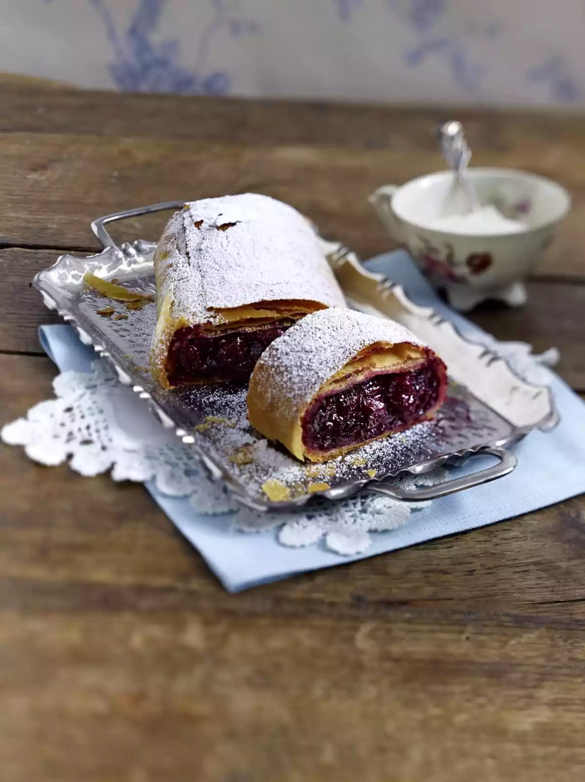 Cherry Strudel With Schuss Recipe