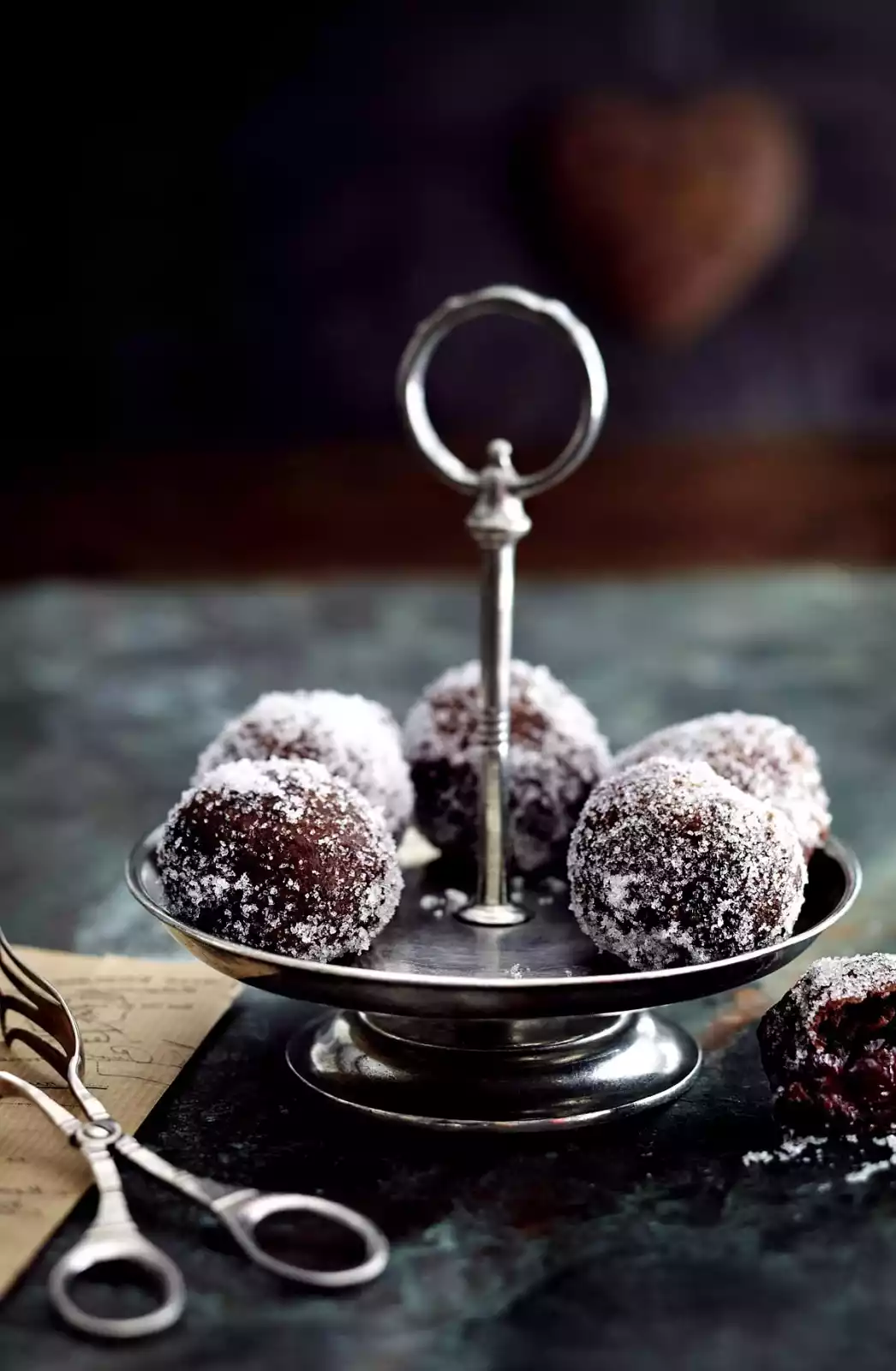 Chocolate Balls With Cherry Jam Recipe