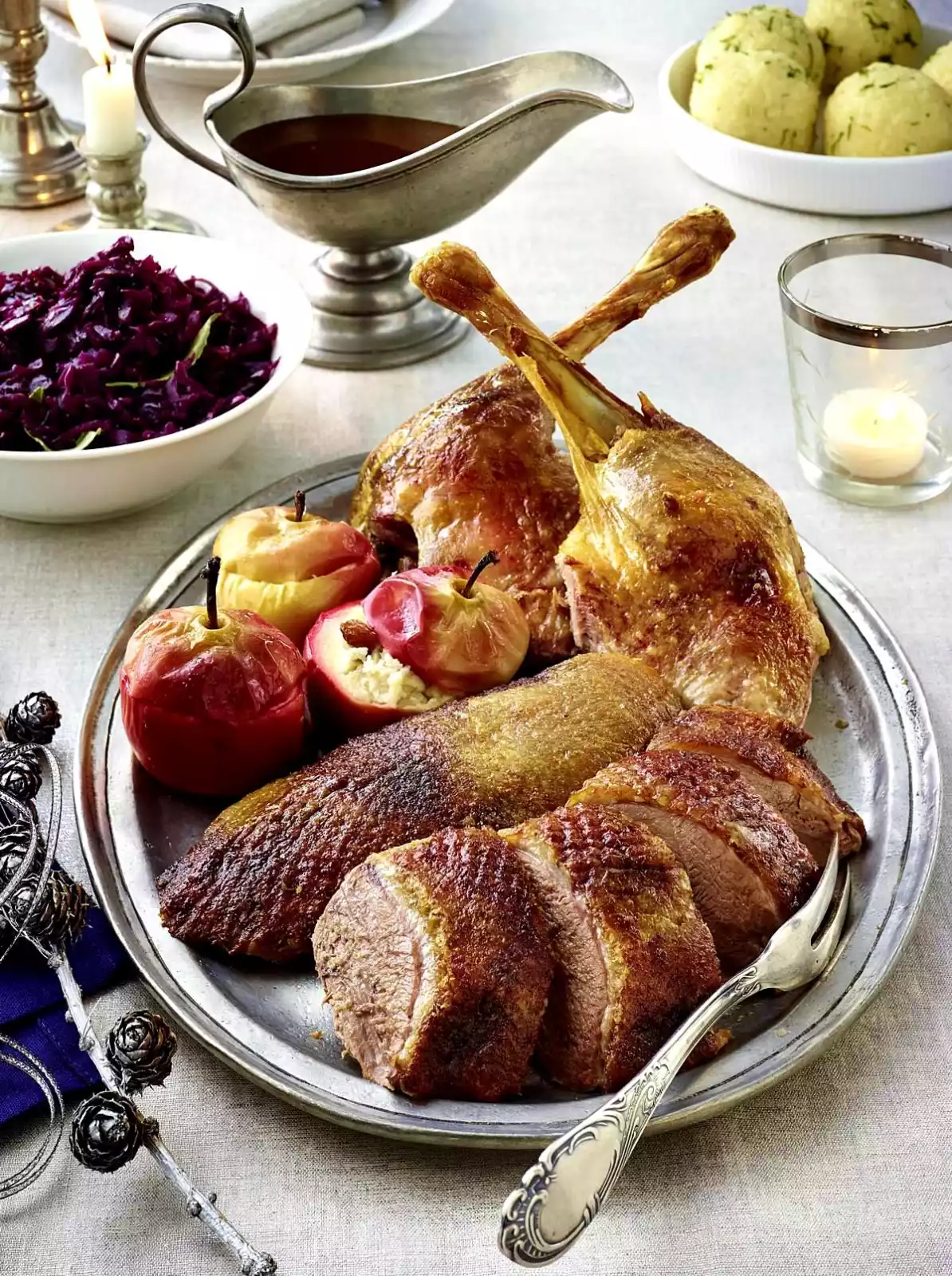 Dithmarsch Roast Goose With Baked Apple Recipe