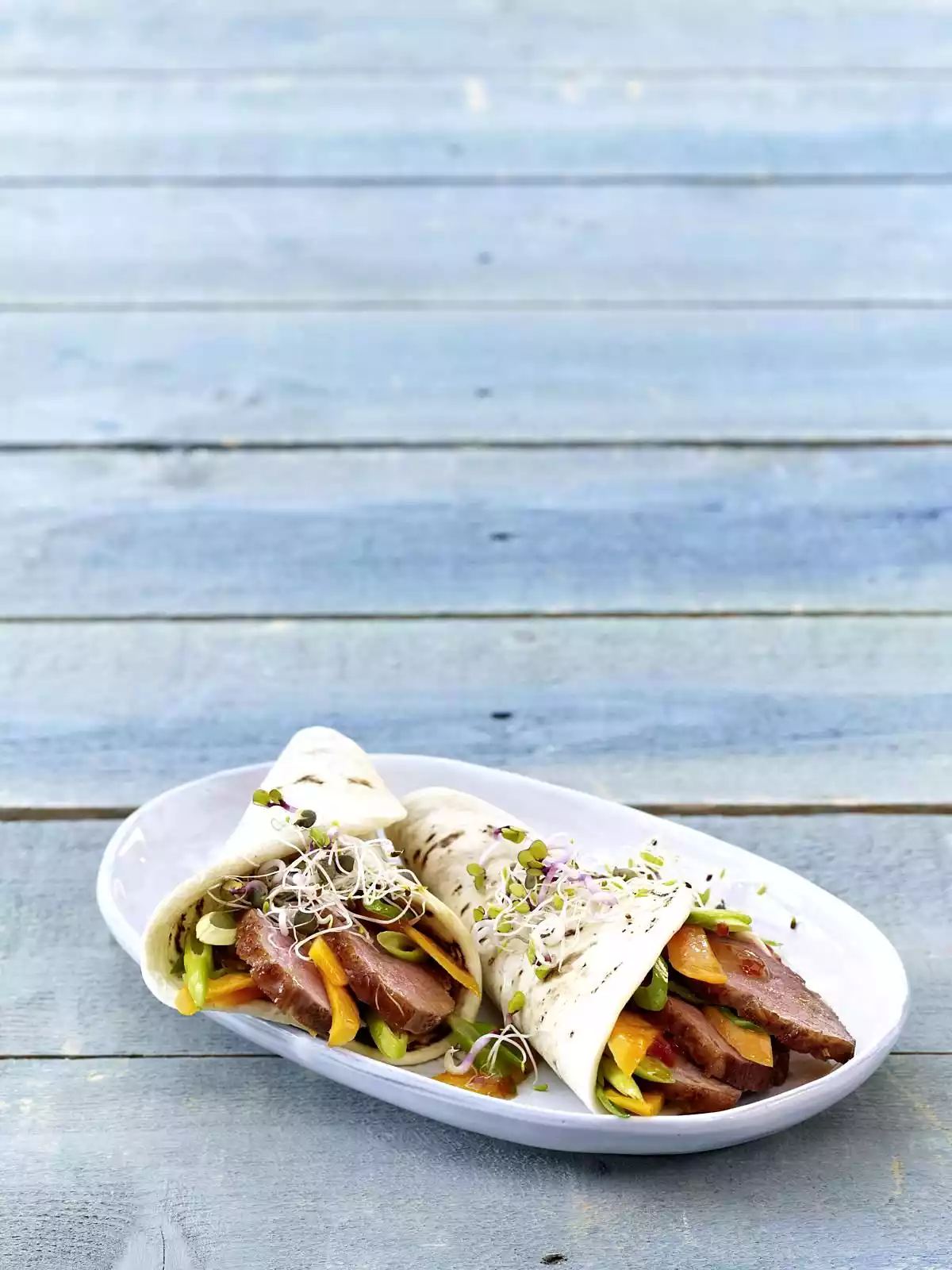 Duck Chest Wrap \"Beijing Style\" Recipe