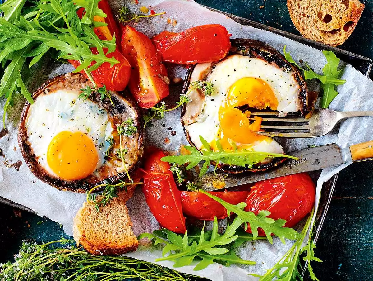 Eggs In The Portobellonest Recipe
