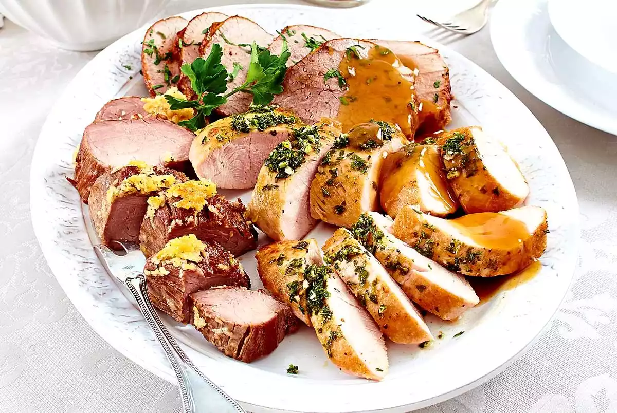 Festive Fillet & Roast Plate Recipe