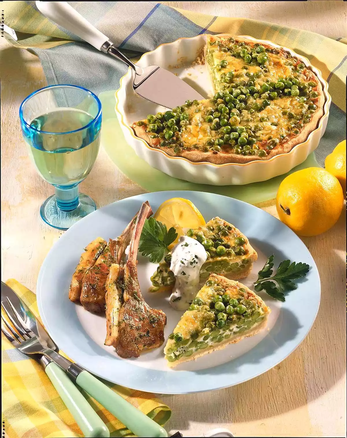 Fine Pea Quiche Recipe