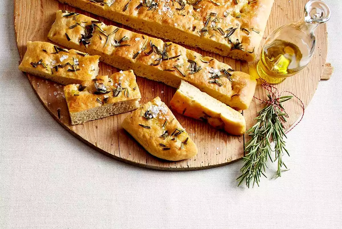 Focaccia With Olive Oil And Rosemary Recipe