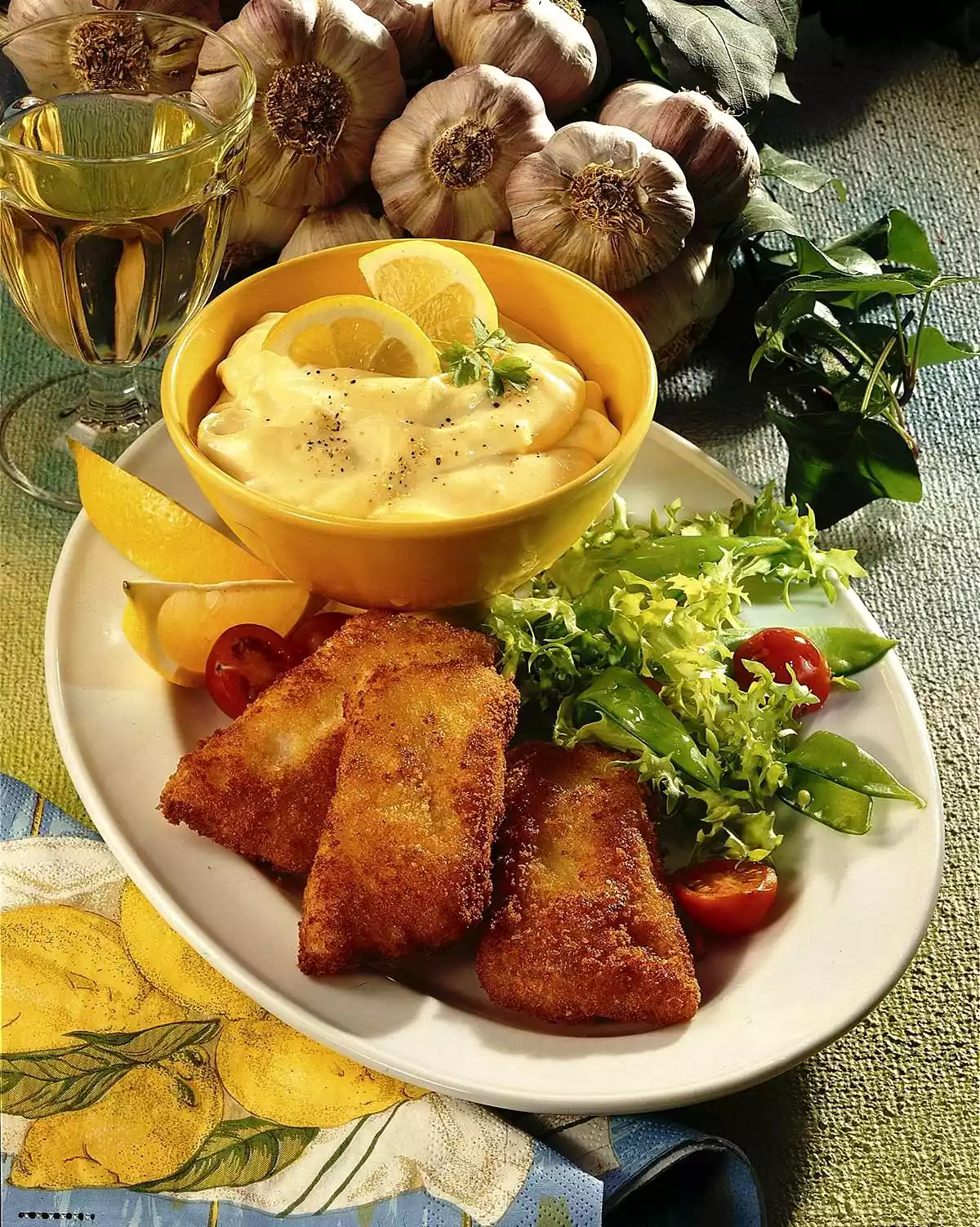 Fried Halibut With Aioli Recipe