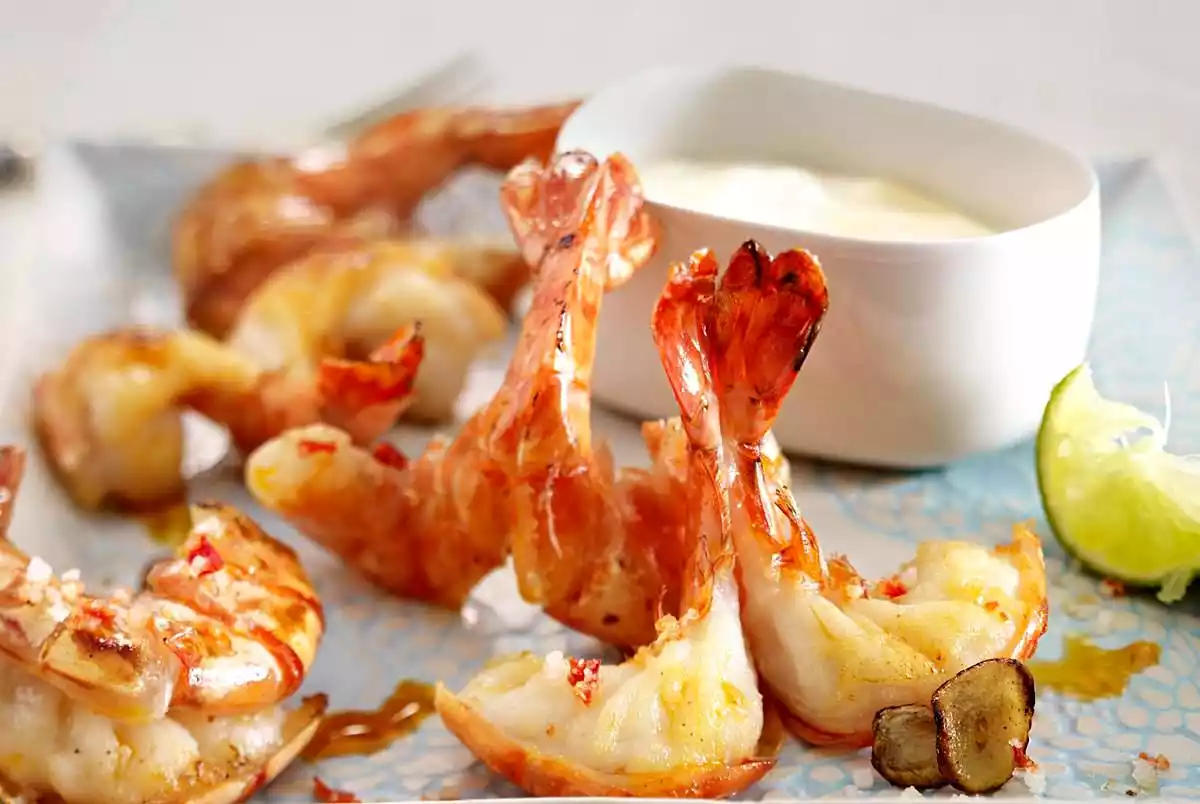 Garlic Gambas With Chilli Sea Salt Recipe