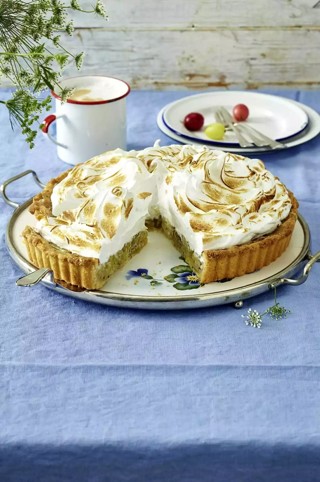 Gooseberry Tart With Meringue Recipe
