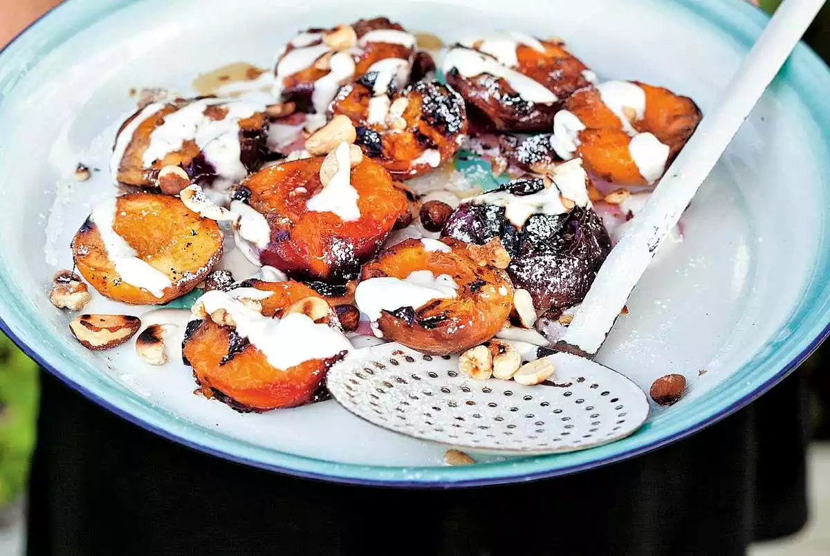 Grilled Peach Salad Recipe