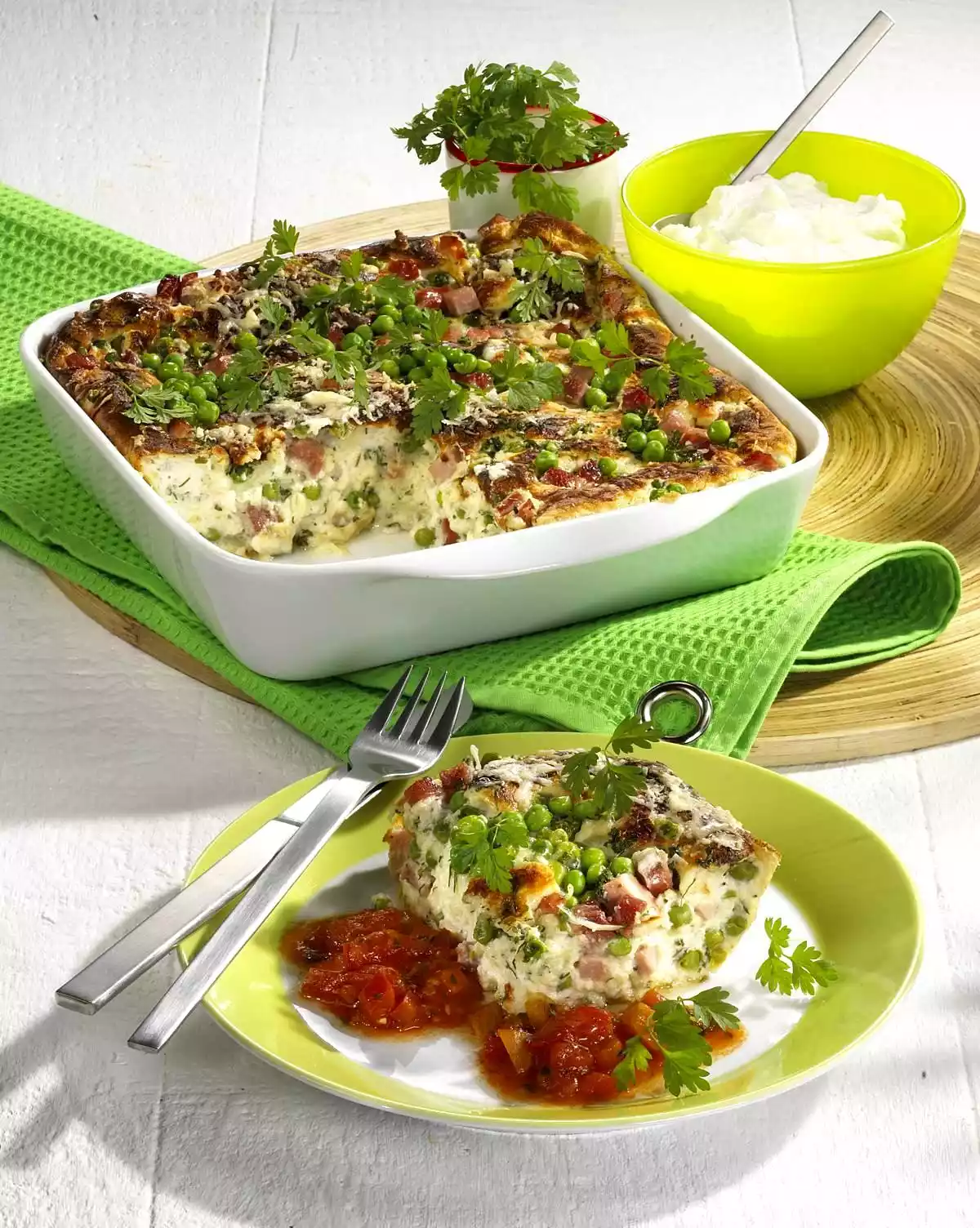 Herbal Quark Casserole Recipe