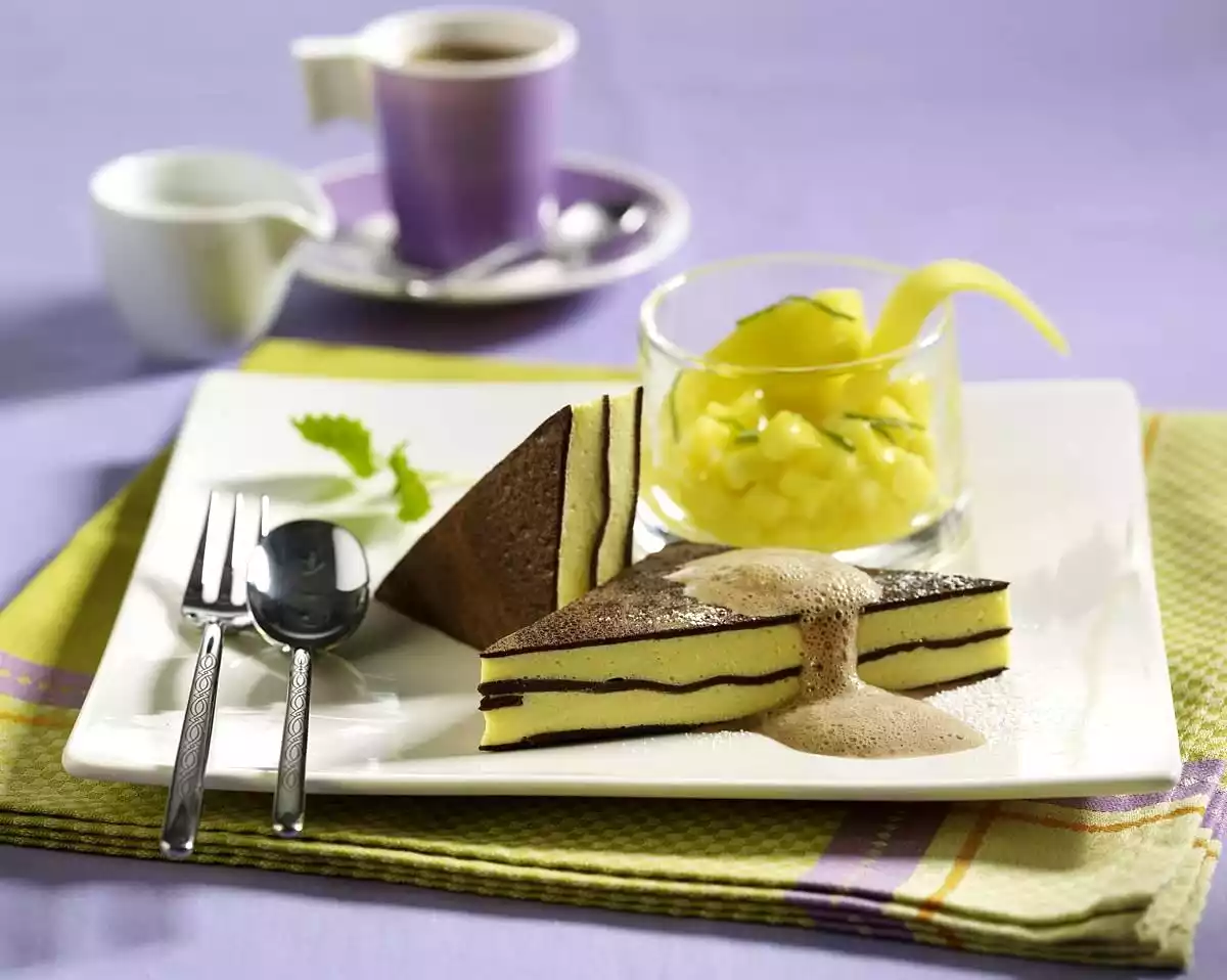 Mango Crêpes Slices Recipe