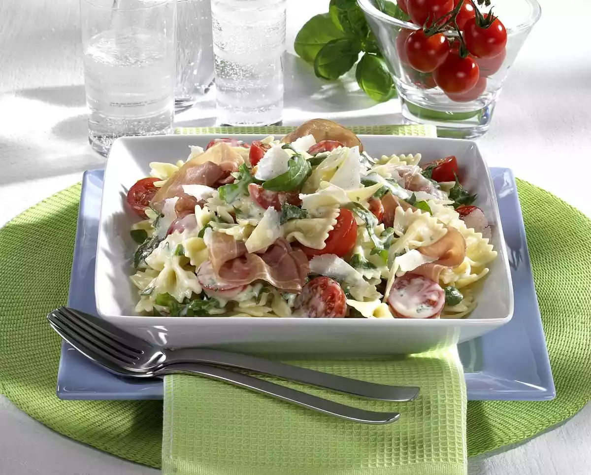 Pasta Salad With Rocket And Tomatoes Recipe