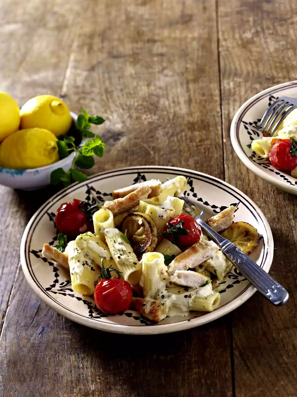 Pasta With Lemon Sauce And Chicken Recipe