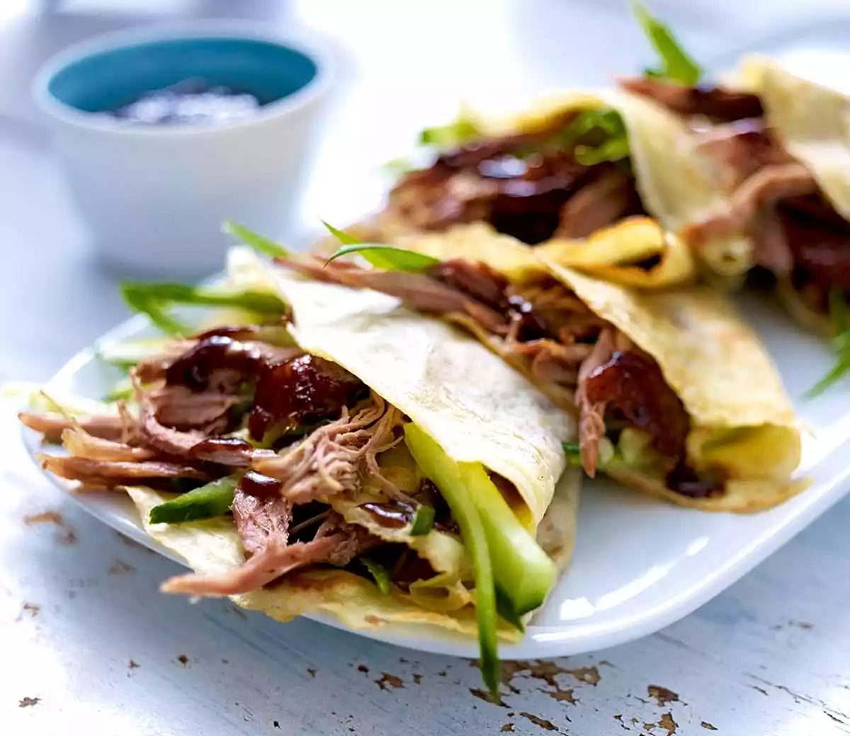 Peking Duck In Coconut Crêpes Recipe