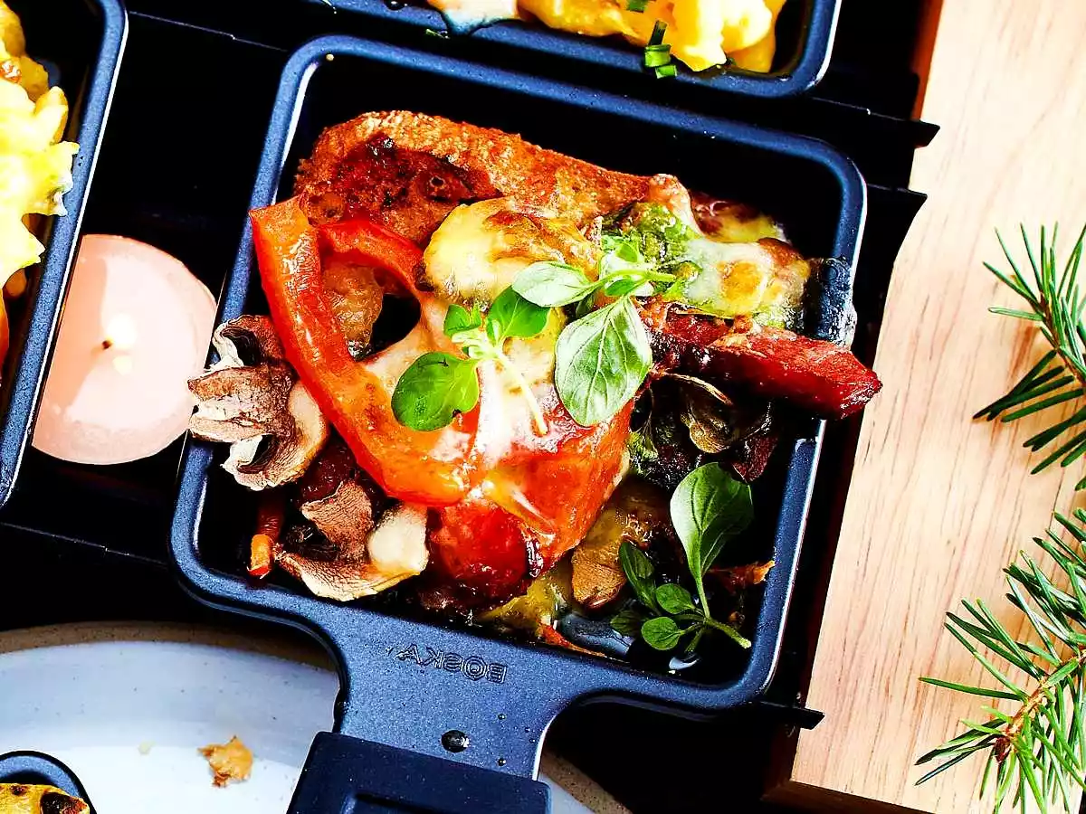 Pizza Baguette Raclette Pan Recipe
