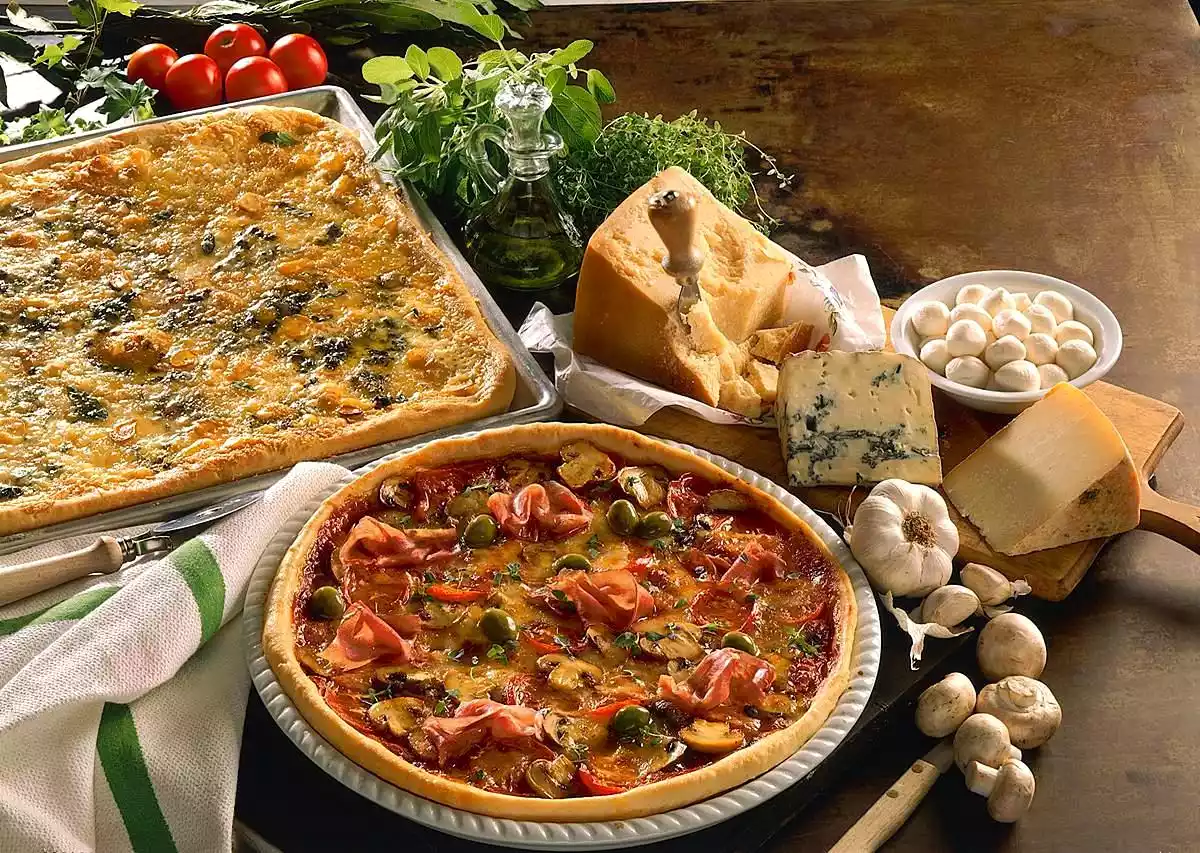 Pizza With Mushrooms And Parma Ham Recipe