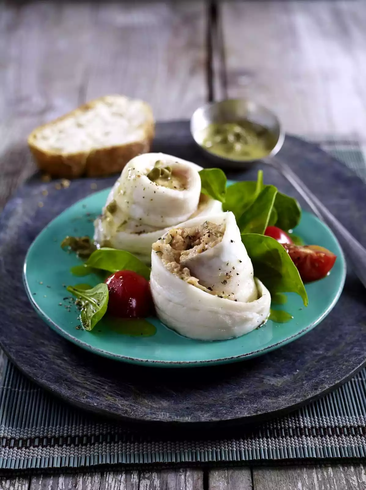 Plaice Rolls With Salmon And Spinach Filling Recipe