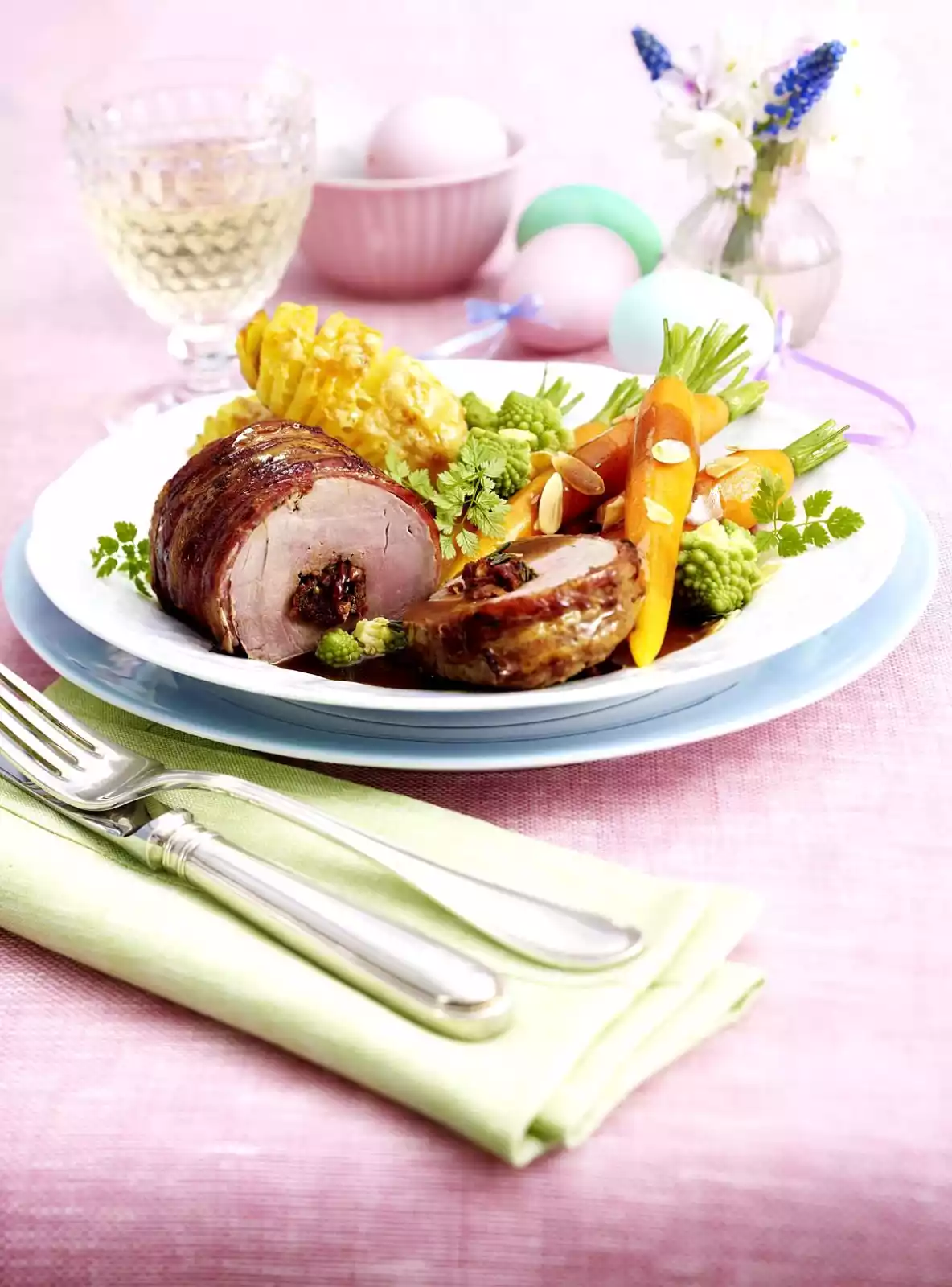 Pork Filet In Bacon Coat Recipe