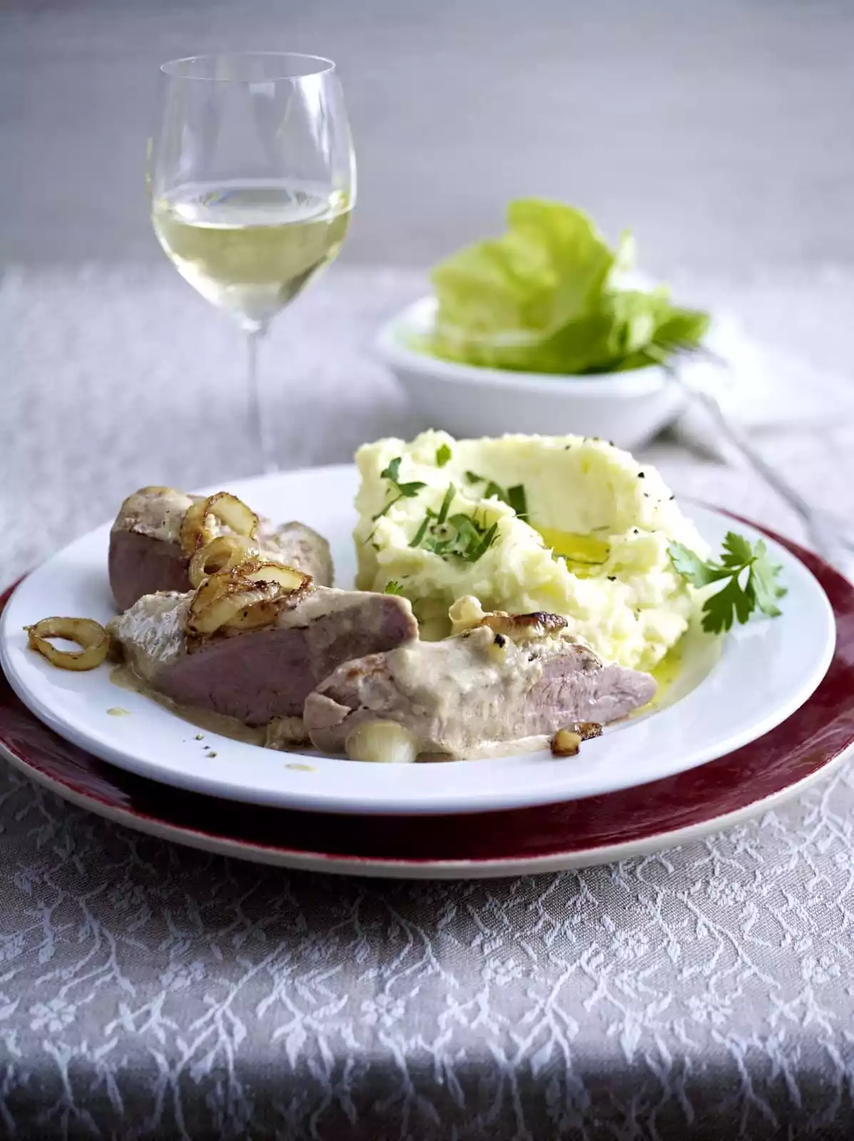Pork Loin With Mashed Potatoes Recipe