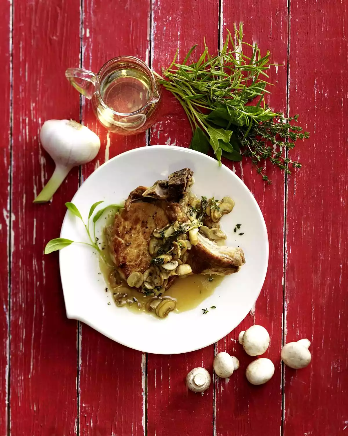 Pork Loin With Mushrooms Recipe