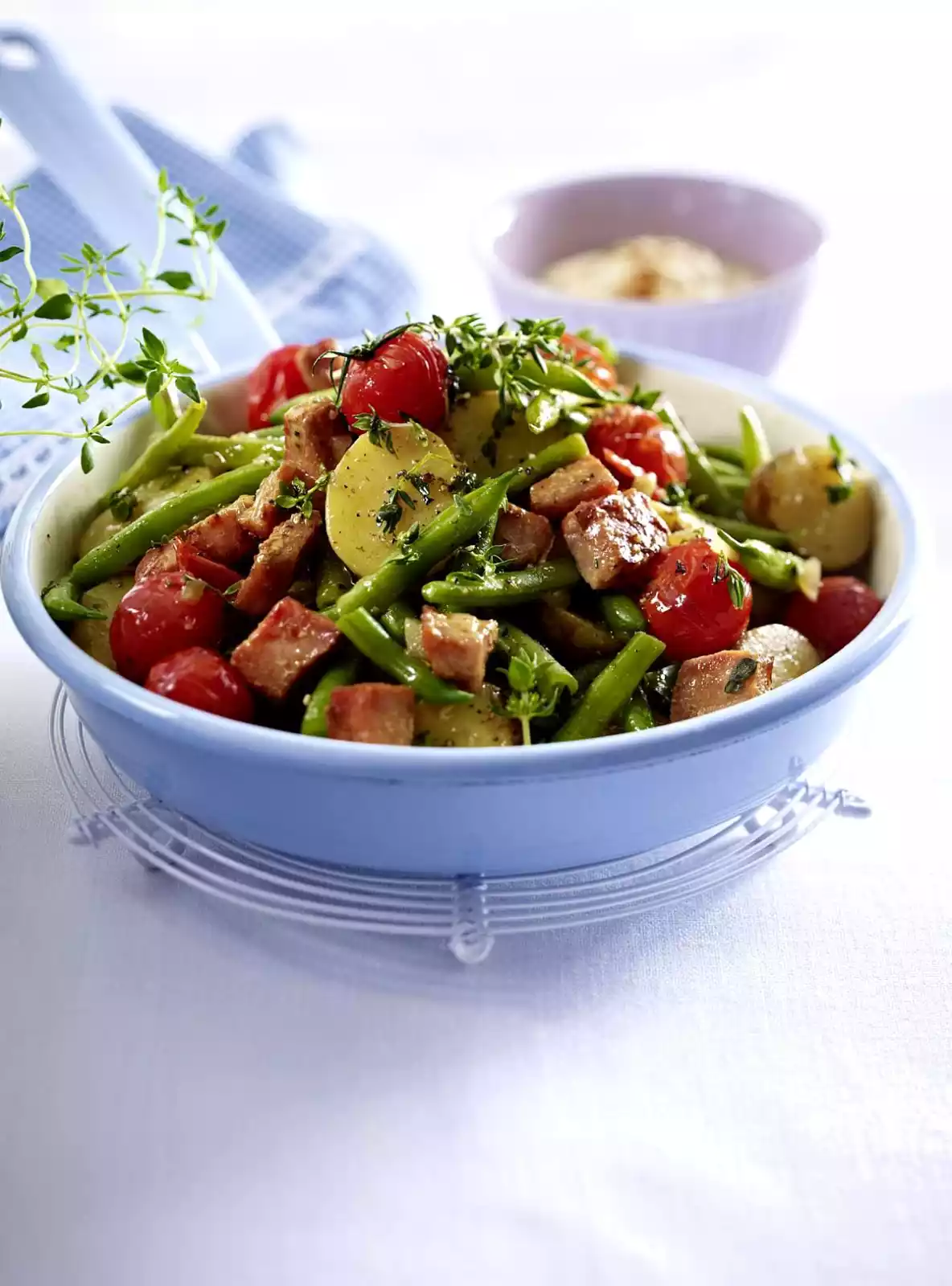 Potato And Beans Pan With Smoked Pork Recipe