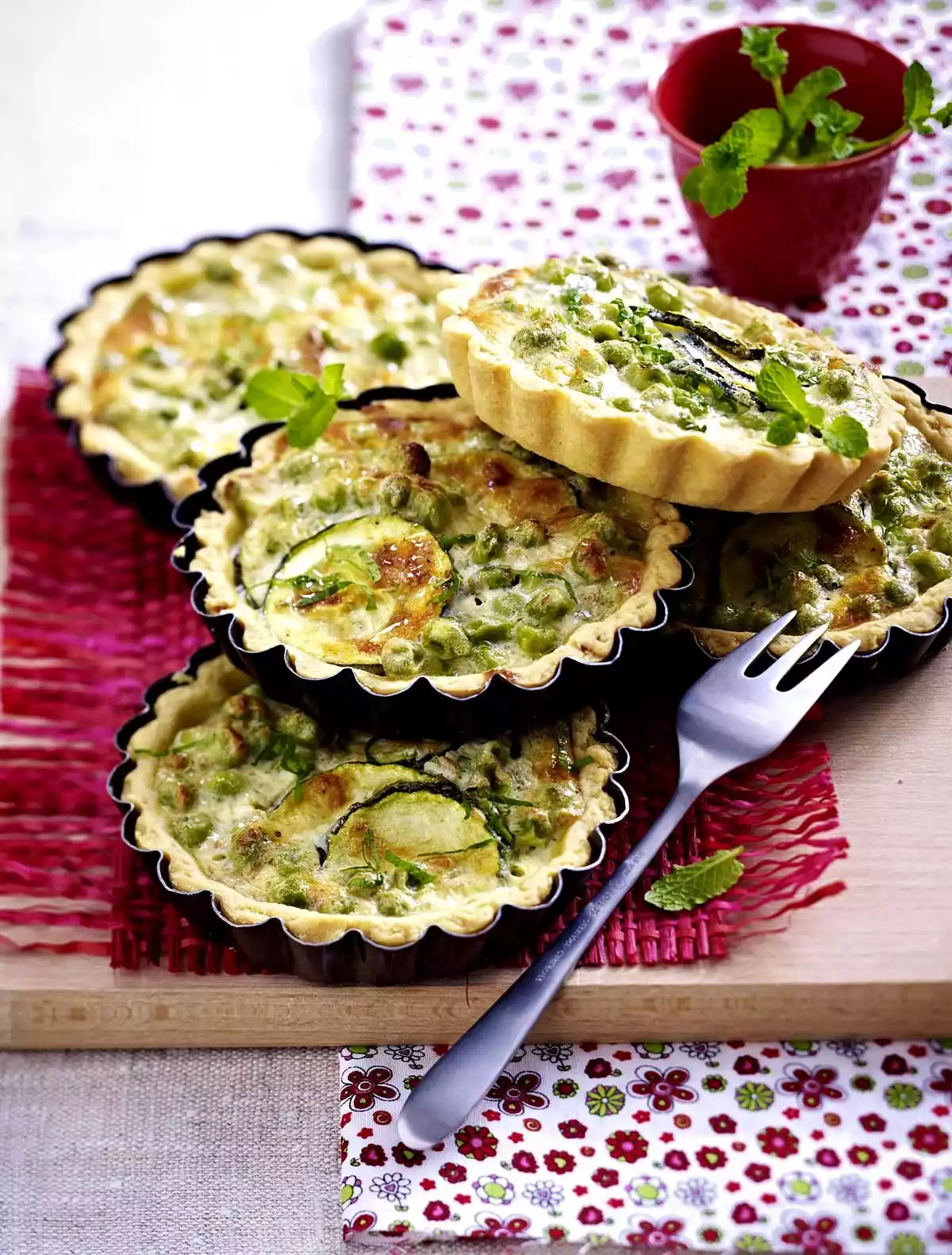 Quiche With Faisselle And Peas Recipe