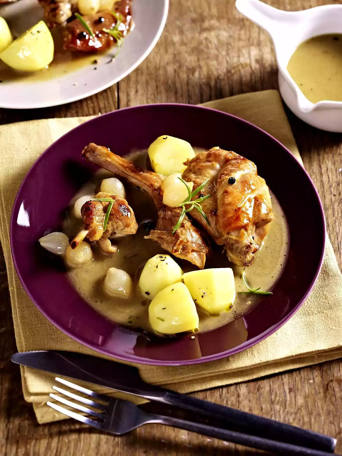 Rabbit In Juniper-honey-white Wine Sauce Recipe
