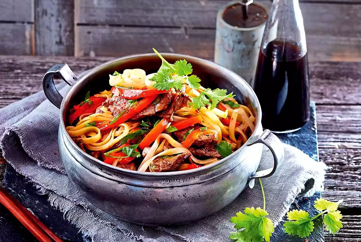 Rice Noodles With Beef Recipe