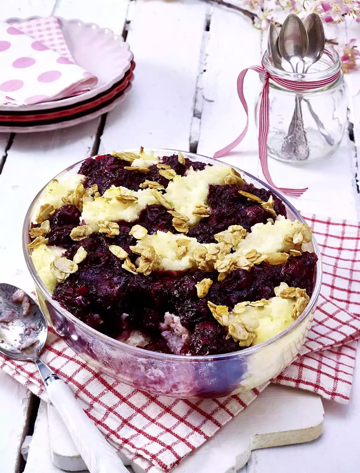 Rice Pudding With Cherries Recipe