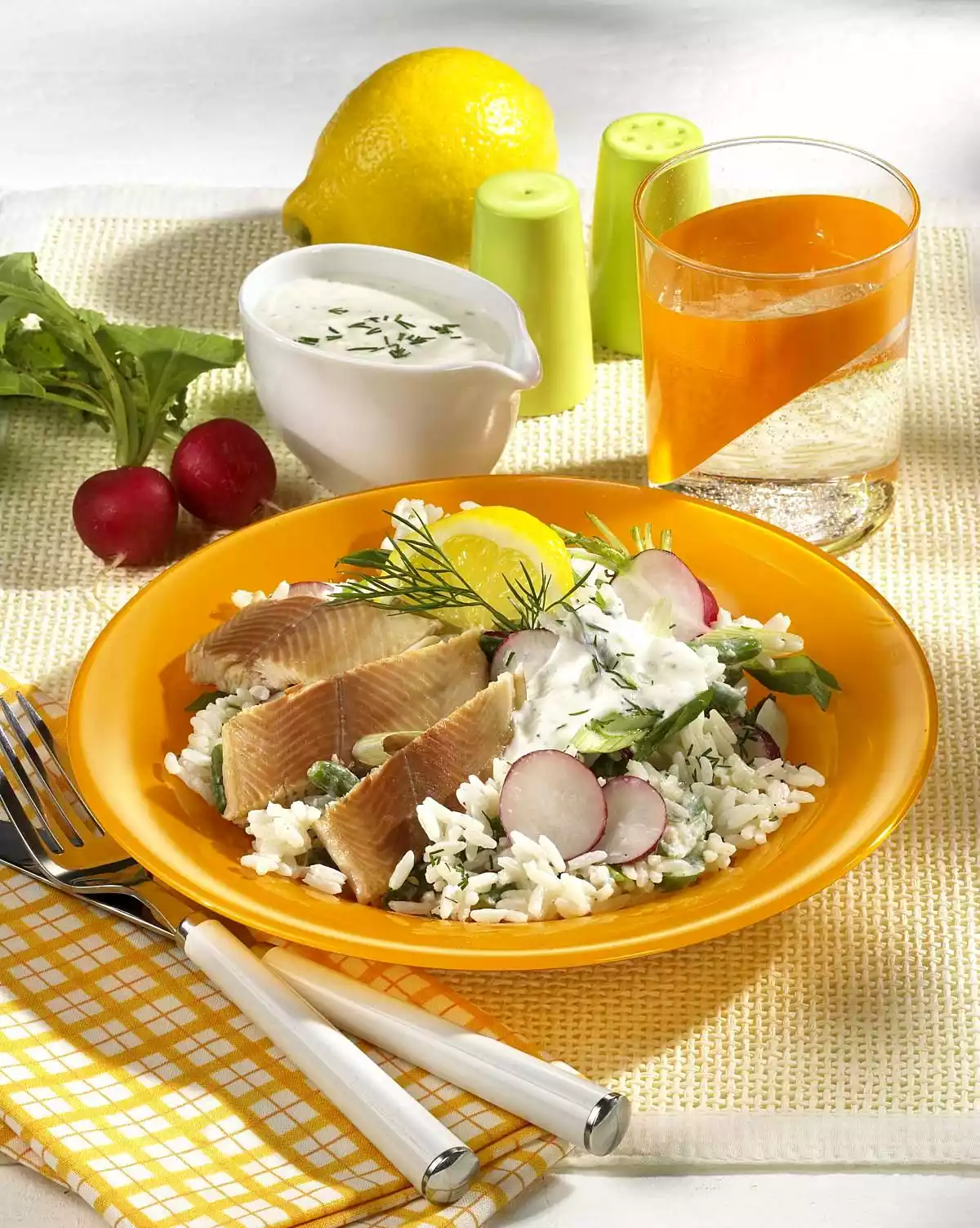 Rice Salad With Smoked Trout (diabetics) Recipe