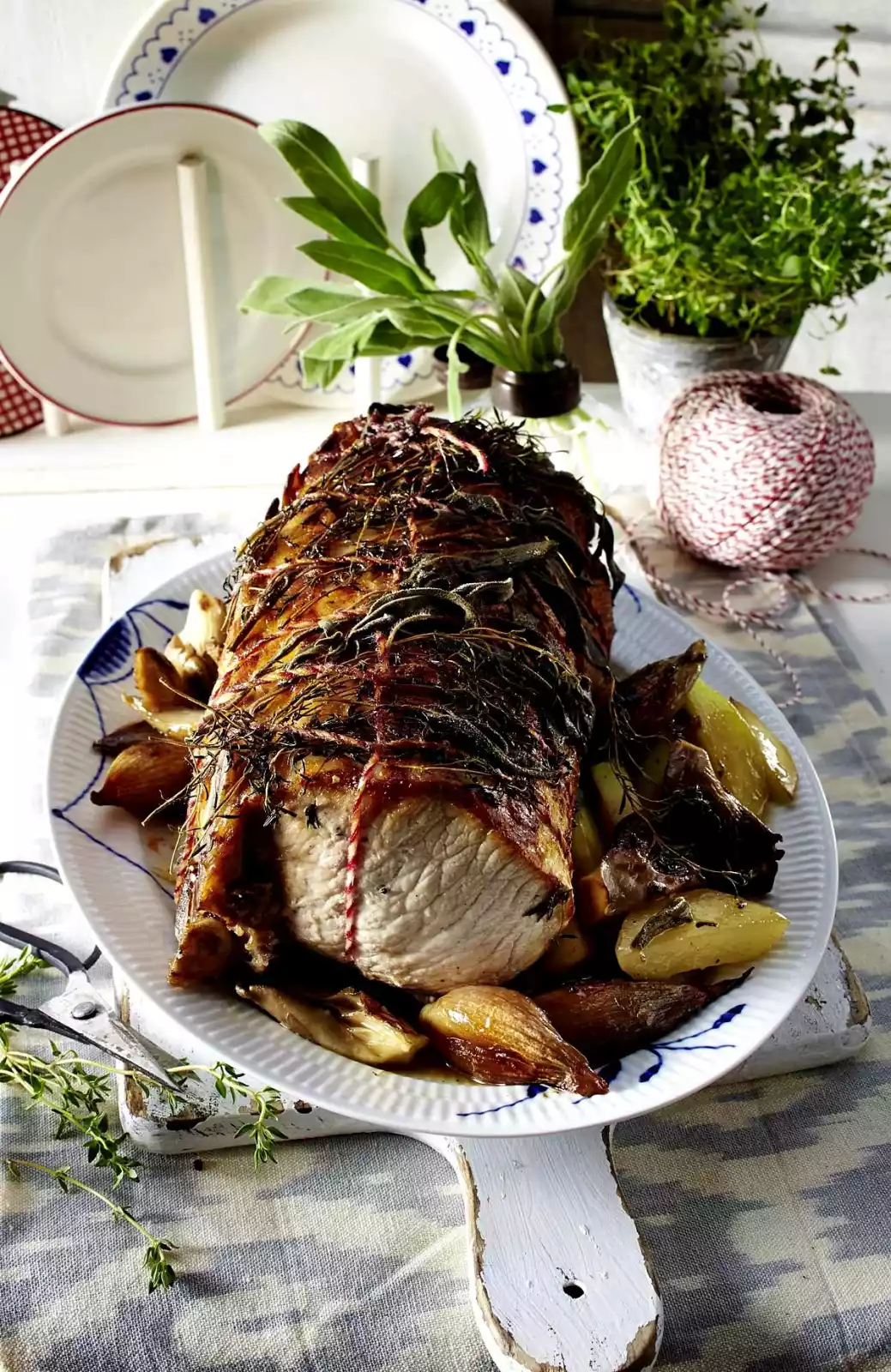 Roast Cutlet In Herb Coating Recipe