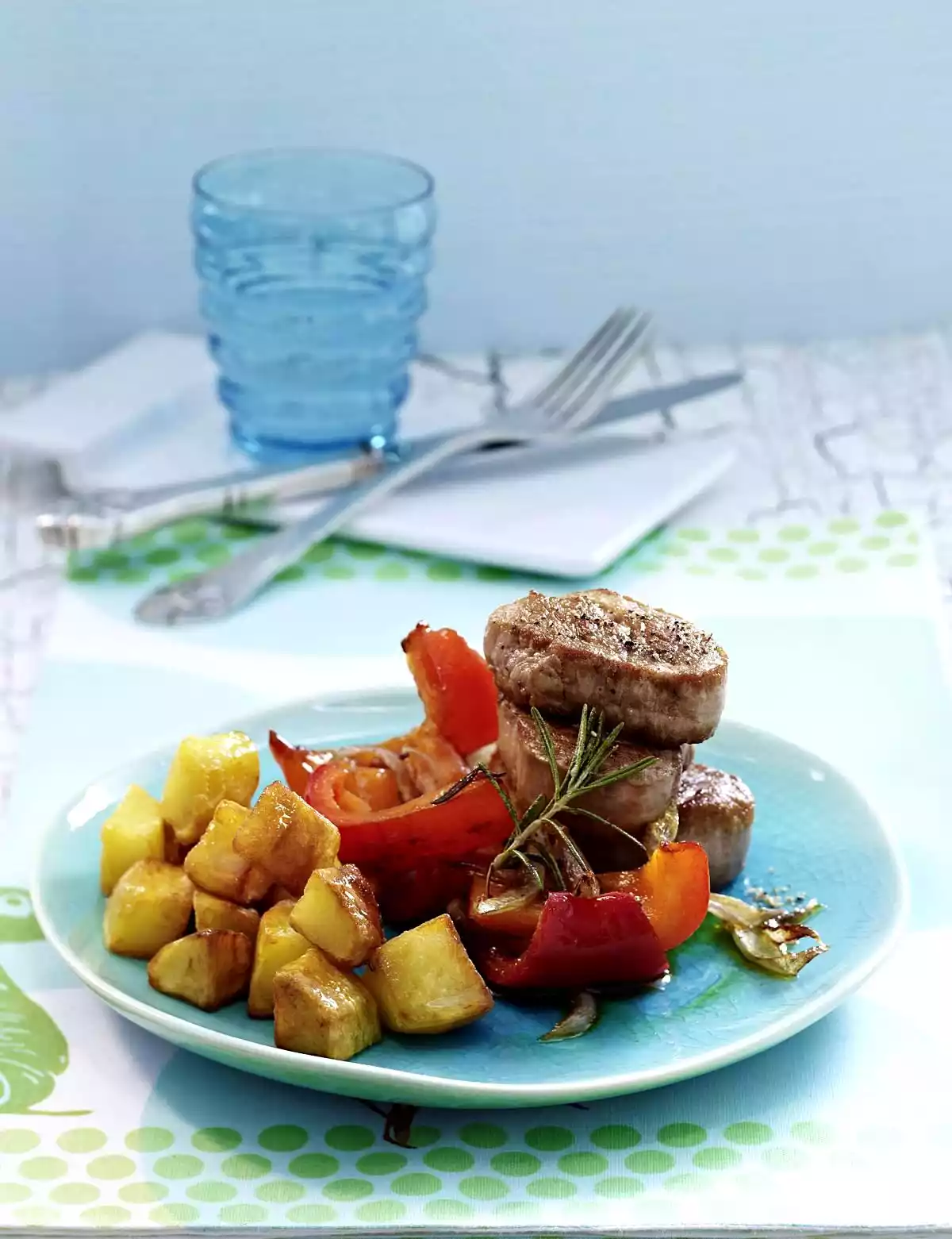 Rosemary Medallions And Roast Potatoes Recipe