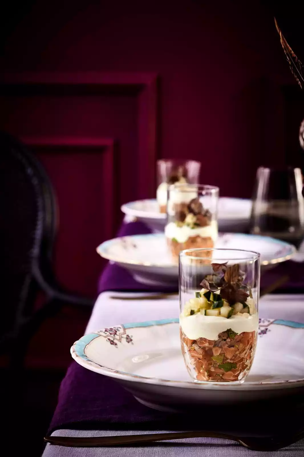 Salmon Tartare With Wasabi Cream Recipe