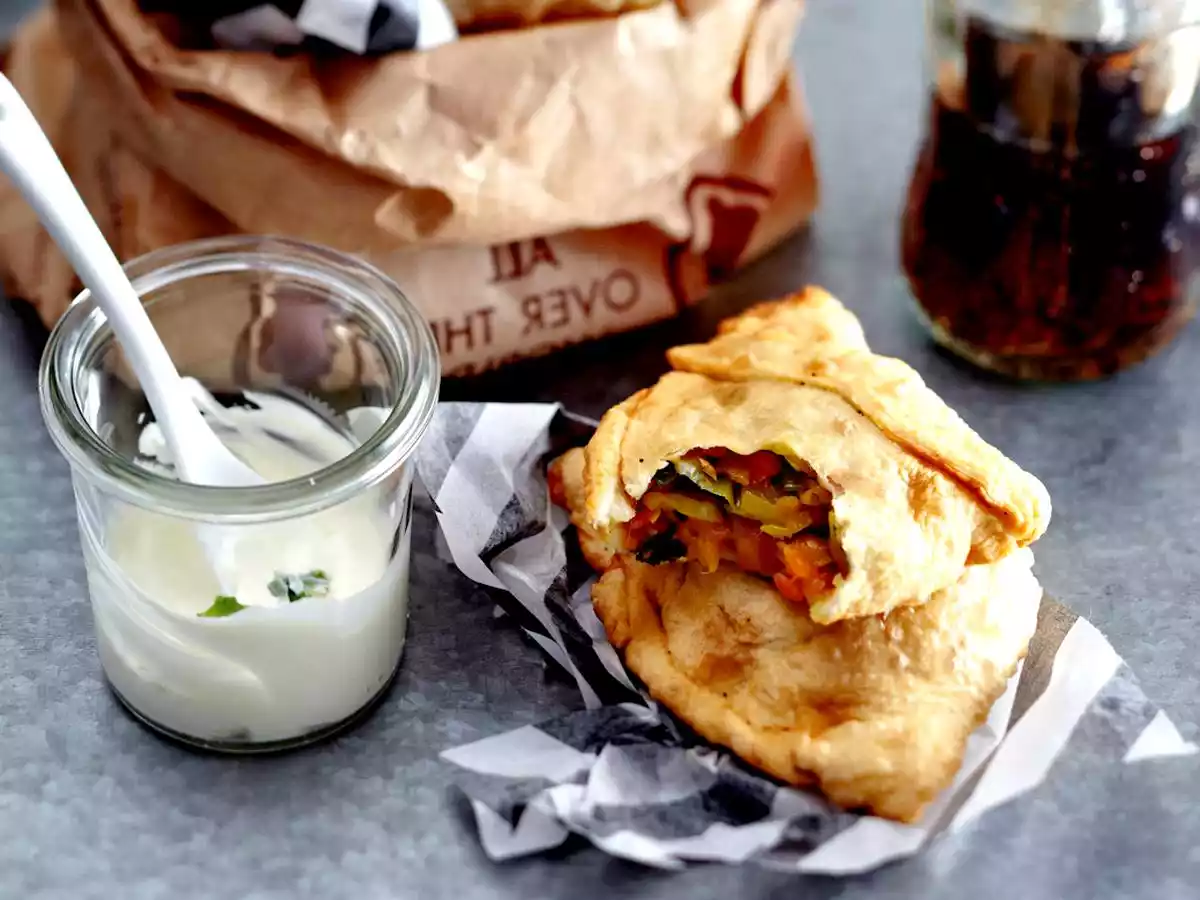 Samosas With Mangoes Recipe