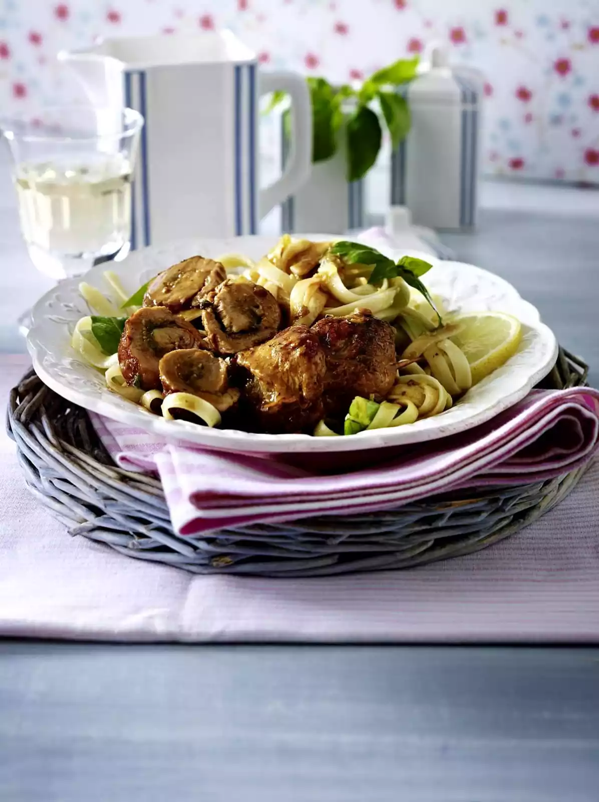 Schnitzel Rolls With Mozzarella- Pesto Filling Recipe