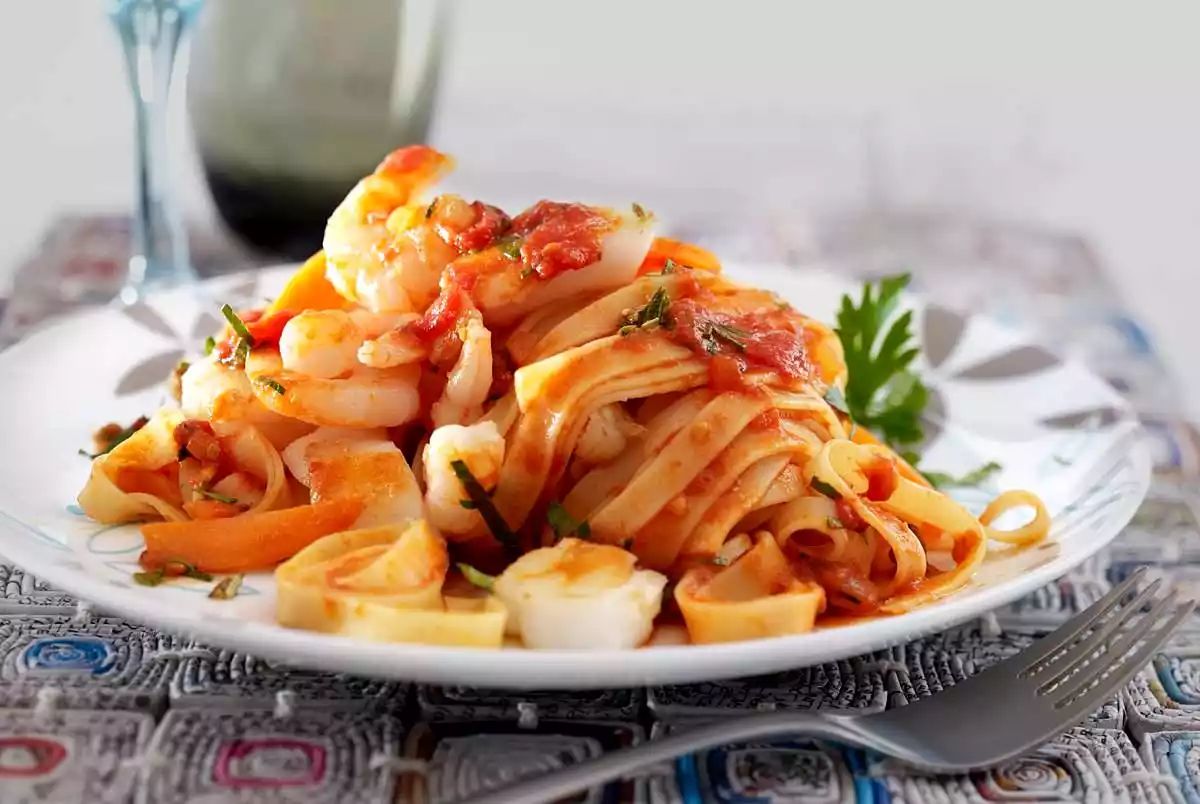 Seafood Noodles Recipe