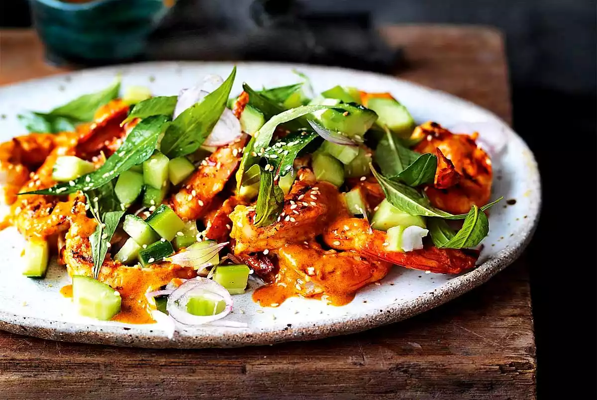 Sesame Prawns "Mindful Eating" Recipe