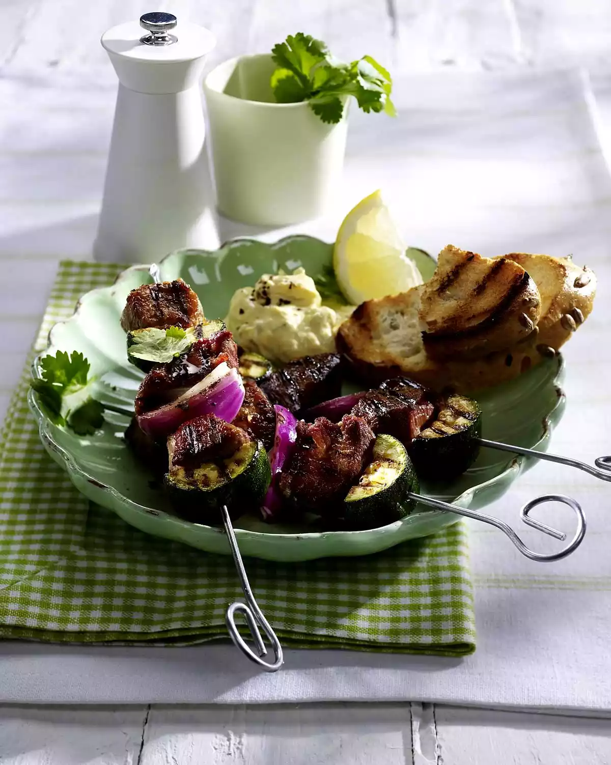 Shashlik Skewers With Mango Dip Recipe