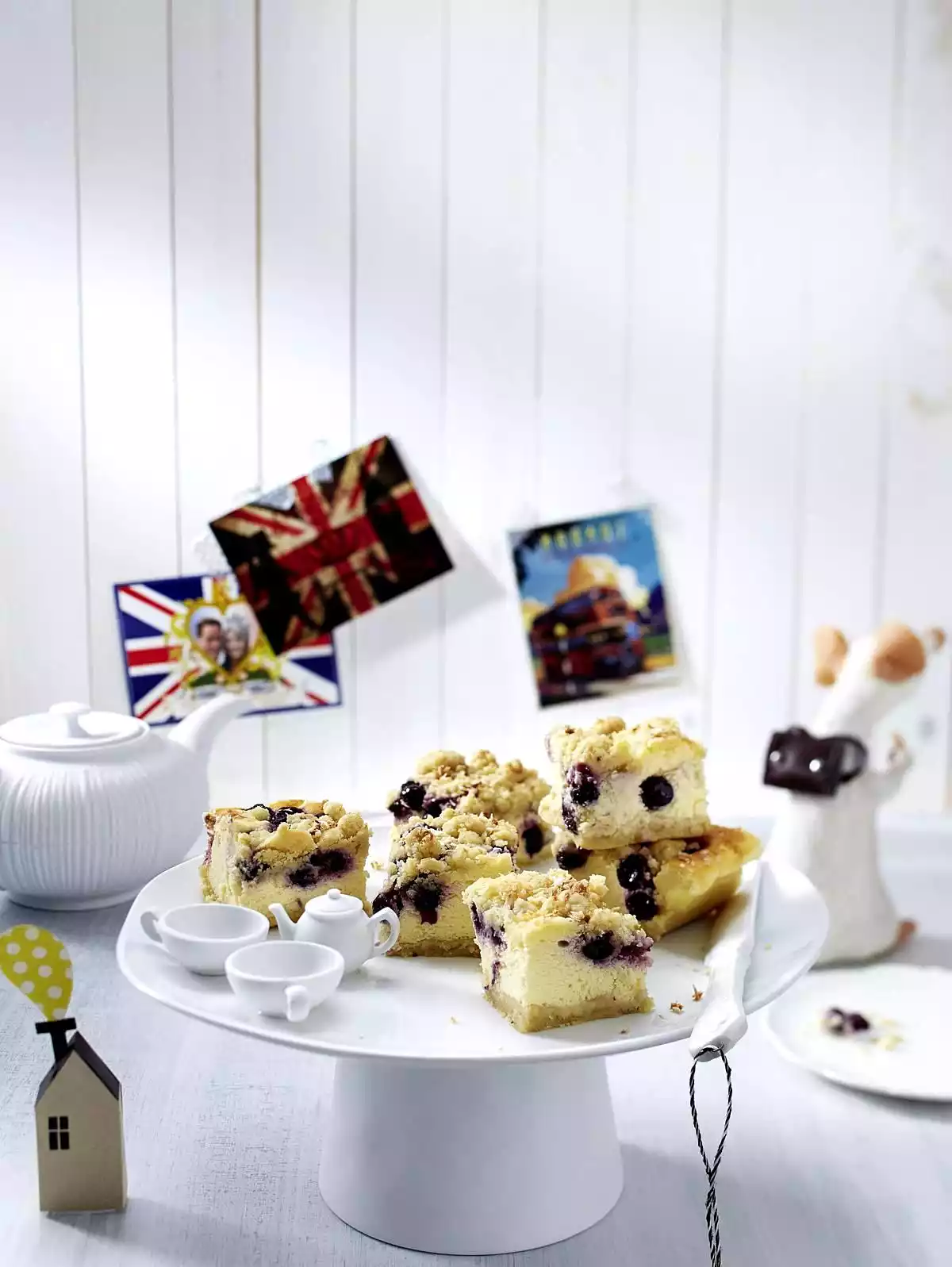 Shortbread Blueberry Cheesecake Recipe