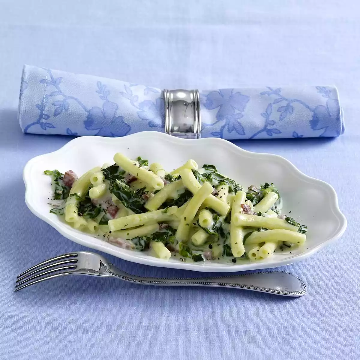 Spinach Cheese Macaroni Recipe