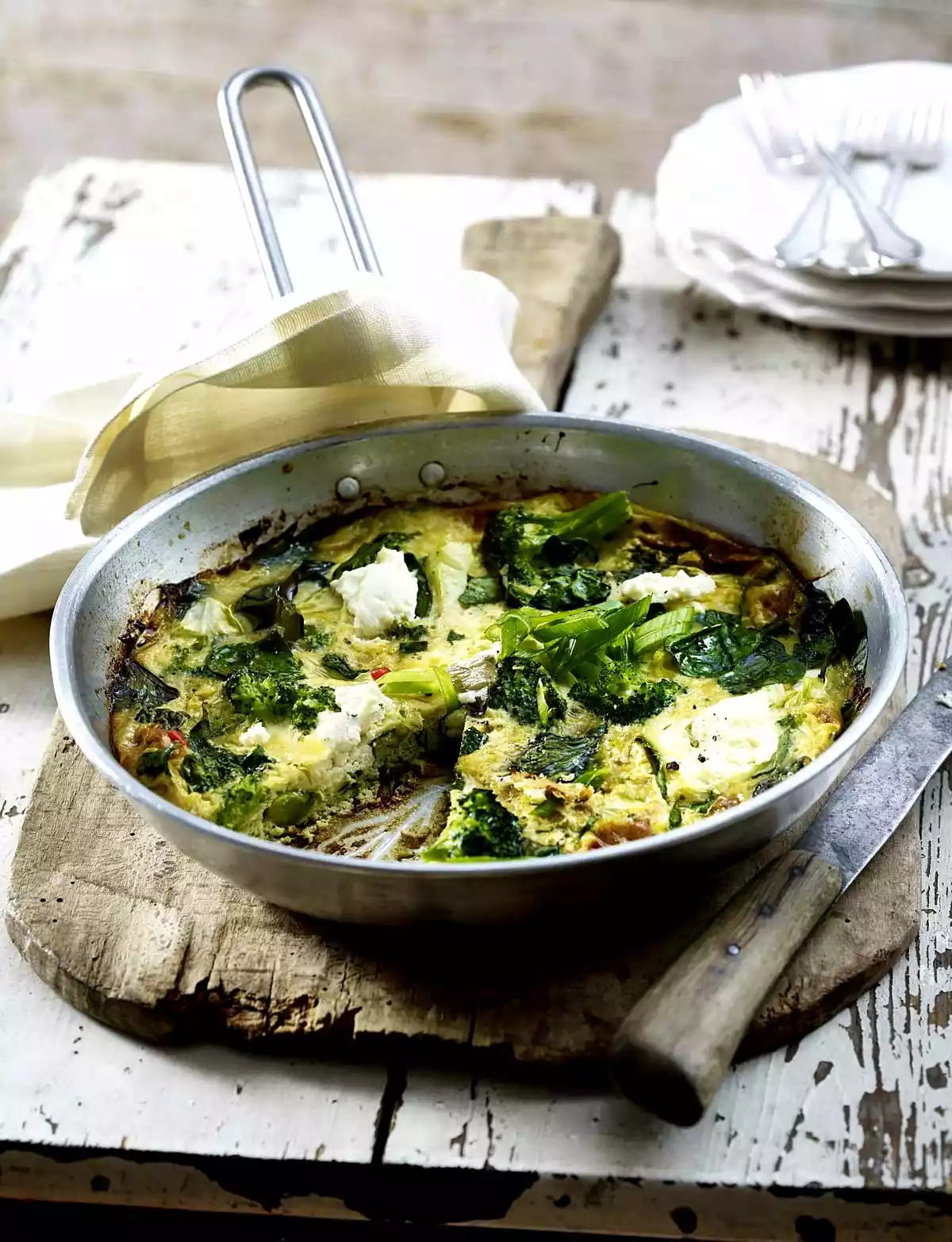 Spring Vegetables And Ricotta Omelette Recipe