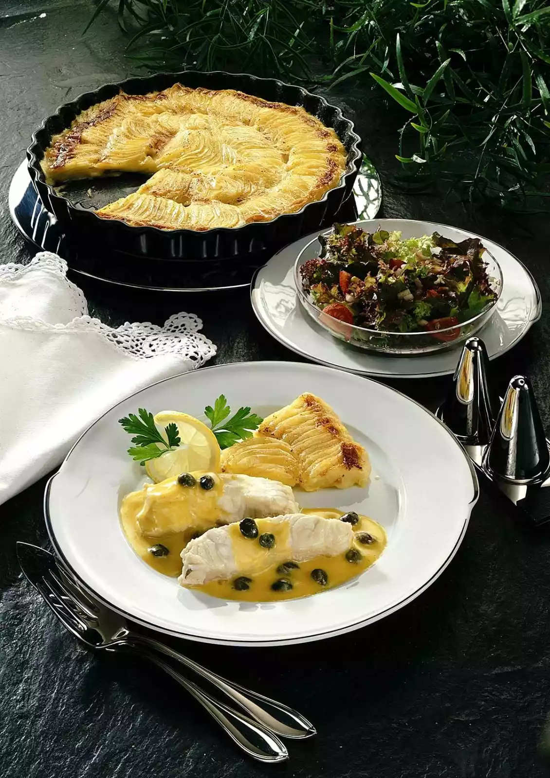 Steinbeisser In Caper Mustard Sauce Recipe